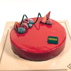 Mousse de frambuesa