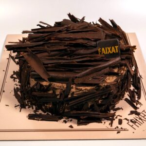 Pastís de "virutes" de trufa