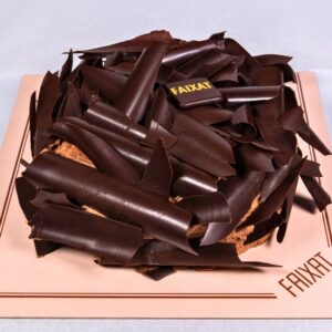 Pastís de "virutes" de trufa